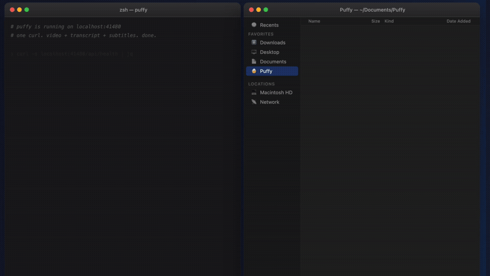 Puffy CLI Demo
